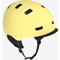 Decathlon UK BTWIN Cycling Bowl Helmet 500 Yellow | FREE Click & Collect at Stores and Asda. 365 Days return available.