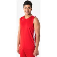 Men's/women's Sleeveless Basketball Shirt Tank 100 - Red
