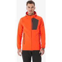 Men’s Mountain Hiking Fleece Jacket - MH500 Full Zip - Red