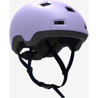 Decathlon UK BTWIN Second Life - B100 Kids Inline Skates Skateboard Scooter Bike Helmet-lilac | FREE Click & Collect at Stores and Asda. 365 Days return available.