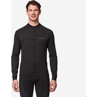 Decathlon UK VAN RYSEL Men's Mid-season Long-sleeved Road Cycling Jersey Rc100 - Black | FREE Click & Collect at Stores and Asda. 365 Days return available.