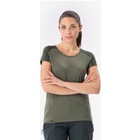 Women’s Trekking Merino Wool Short-sleeved T-shirt Merino Resist - Khaki