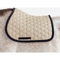 Horse Riding Saddle Cloth 500 - Beige/black