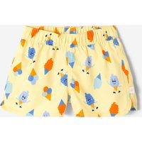 Calções de banho bebé/rapaz, gelado amarelo