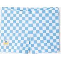 Calções de banho de natação boxers bebé rapaz, titou quadrados azul