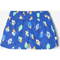 Cueca de banho fralda lavável bebé, gelado azul