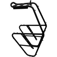 Decathlon UK BTWIN Bike Front Pannier Rack Touring/advt-black | FREE Click & Collect at Stores and Asda. 365 Days return available.