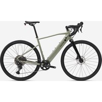 Decathlon UK VAN RYSEL Shimano Cues 1x11 - E-grvl Af Discover Electrical Gravel Bike - Khaki | FREE Click & Collect at Stores and Asda. 365 Days return available.