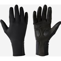 Decathlon UK VAN RYSEL Unisex Cycling Gloves Black With Fleece Lining - 500 Series | FREE Click & Collect at Stores and Asda. 365 Days return available.