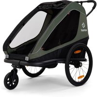 Decathlon UK Bike Trailer Hamax Ixplorer - Green | FREE Click & Collect at Stores and Asda. 365 Days return available.