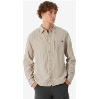 Second Life - Men’s Long-sleeved Hiking Shirt Nh500 - Beige