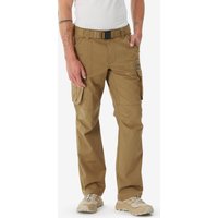 Men's Hiking Pants Nh500 Cargo - Brown