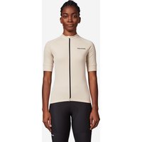 Decathlon UK VAN RYSEL Women's Road Cycling Short-sleeved Jersey Discover-beige | FREE Click & Collect at Stores and Asda. 365 Days return available.