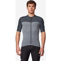 Decathlon UK VAN RYSEL Men's Fitted Short-sleeved Road Cycling Jersey - Edr 2 Grey | FREE Click & Collect at Stores and Asda. 365 Days return available.