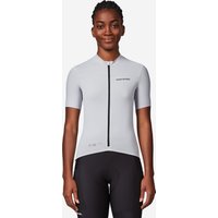 Decathlon UK VAN RYSEL Women's Fitted Short-sleeved Road Cycling Jersey - Edr 2 Grey | FREE Click & Collect at Stores and Asda. 365 Days return available.