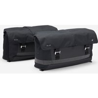 Decathlon UK BTWIN 500 2 X 50l Longtail Cargo Bike Dual Pannier Bag E-three 500 2*50l - Black | FREE Click & Collect at Stores and Asda. 365 Days return available.
