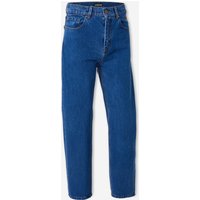 Skateboard Jeans Dn900 Blue In Thick Cotton. Loose "relaxed" Straight Cut.