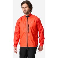 Decathlon UK ROCKRIDER Mountain Bike Rainproof Jacket Comfort 500 - Red | FREE Click & Collect at Stores and Asda. 365 Days return available.