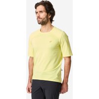 Decathlon UK ROCKRIDER 500 Men's Short-sleeved Breathable Mountain Bike Cargo Jersey-yellow | FREE Click & Collect at Stores and Asda. 365 Days return available.