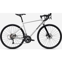 Decathlon UK VAN RYSEL Road Bike Edr Af Shimano Claris 2x8-grey | FREE Click & Collect at Stores and Asda. 365 Days return available.