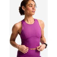 Women's Sculpting Cropped Sports Tank Top - Dark Purple