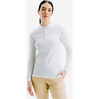 Women's Golf Polo Long Sleeves - Mw500 Ivory