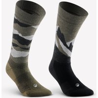 schwarz|beige|grün