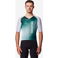 Decathlon UK VAN RYSEL Men's Aero Road Cycling Short-sleeved Jersey - Rcr-f Green | FREE Click & Collect at Stores and Asda. 365 Days return available.