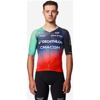Decathlon UK VAN RYSEL Short-sleeved Aero Road Cycling Jersey - Rcr-f Decathlon cma Cgm Official | FREE Click & Collect at Stores and Asda. 365 Days return available.