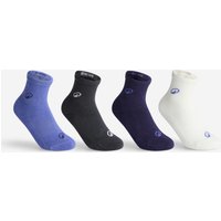 Kids High Sports Socks 4-pair Pack - Dkt One White Purple