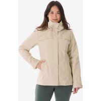 Women's 3-in-1 Hiking Jacket 0°c Nh100 3-in-1 - Beige