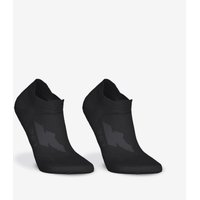 Set Of 2 Pairs Of Junior Running Socks - Run500 Black