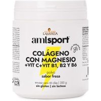 Amlsport Collagen With Magnesium + Vit.C + Vit.B1.B2.B6 Strawberry Flavor Pol 350g