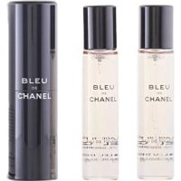 Chanel Bleu Eau De Toilette Refillable Spray 3 X 20ml