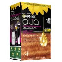 Garnier Olia Coloración Permanente Sin Amoniaco 7.40-Cobrizo Intenso 1 Un