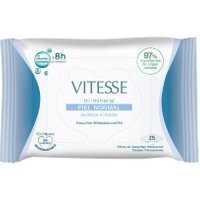 Vitesse Tri-Mineral Normal Skin Makeup Remover Wipes 25 Units