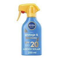 Nivea Sun Protects & Bronze Sun Lotion Spray SPF20 250ml