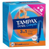 Tampax Tampax Pearl Compak Super Plus Tampon 20 Units