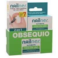 Nailner Nailner Brush 2 In 1 Anti-Fungal Brush Case 2 Pcs