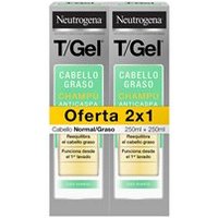 Neutrogena T/Gel Normal-Oily Anti-Dandruff Shampoo Pack 2 X 250ml