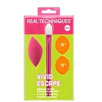 Real Techniques Vivid Escape Bright Eyes Concealer Case 4 Pcs
