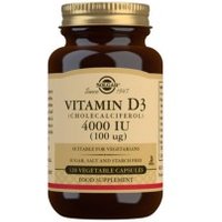 Solgar Vitamin D3 4000 Iu 100 µg Cholecalciferol Vegetable Capsules 120 Un