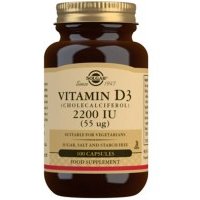 Solgar Vitamin D3 2200 Iu 55 Mcg 100 Vcaps