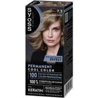 Syoss Permanent Cool Color 7.5-Rubio Medio Ceniza 1 Un