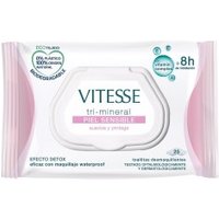 Vitesse Tri-Mineral Sensitive Skin Makeup Remover Wipes 25 Units