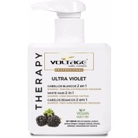 Voltage Cosmetics Therapy Ultra Violet Cabellos Blancos 2 En 1 Champú-Mascarilla 500ml