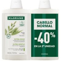 Klorane A La Leche De Avena Champú Extrasuave Duo 2 X 400ml