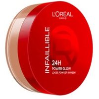L'Oréal Paris Infaillible Power Glow Loose Powder In Mesh 24H Medium 1 Un