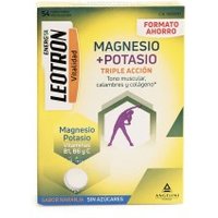 Leotron Magnesium + Potassium Energy Triple Action Effervescent Tablets Orange 54 Un
