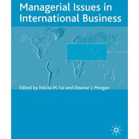Managerial Issues in International Business Managerial Issues in International Business